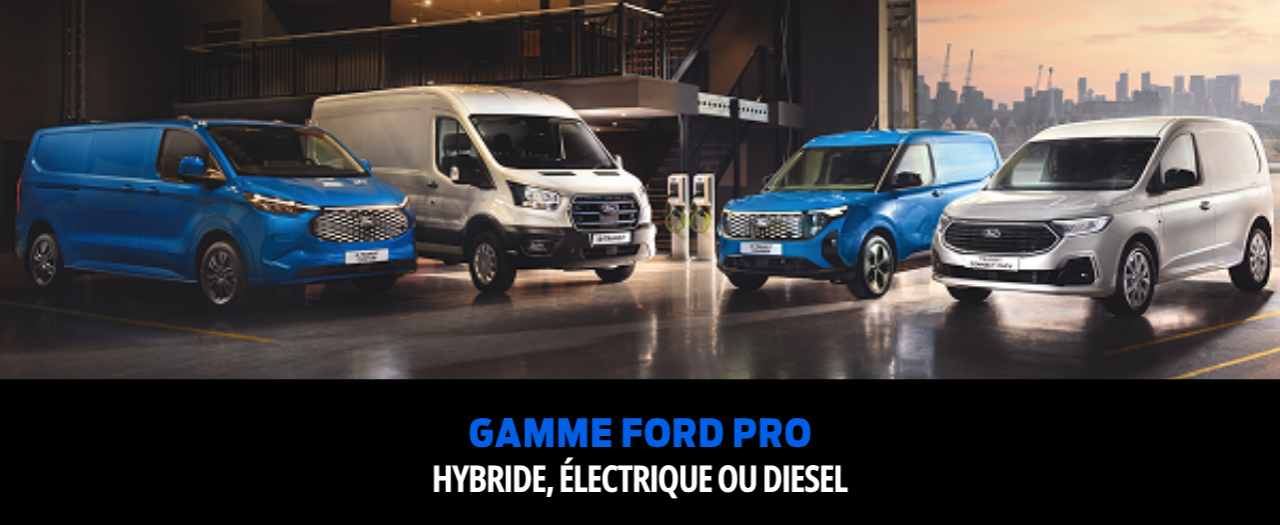 Nos offres Ford Pro banner