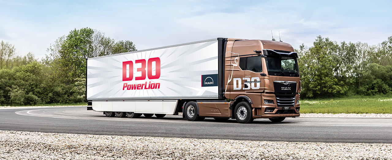 MAN TGX PowerLion D30 banner