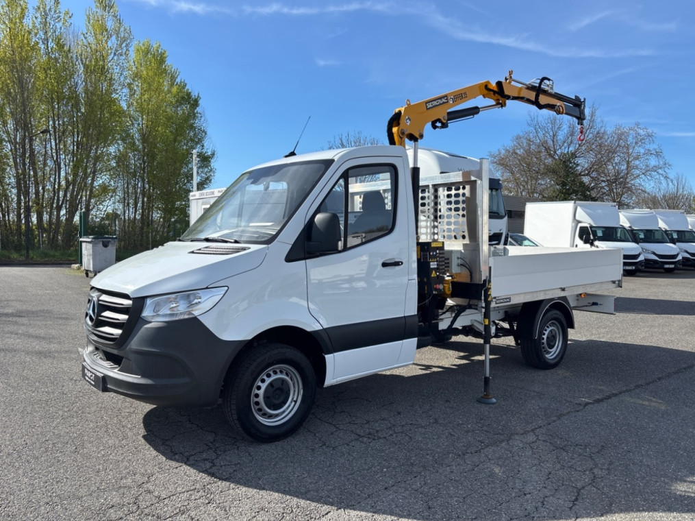 Mercedes-Benz Sprinter CCb PLATEAU + GRUE 317 CDI 37 3T5 Propulsion