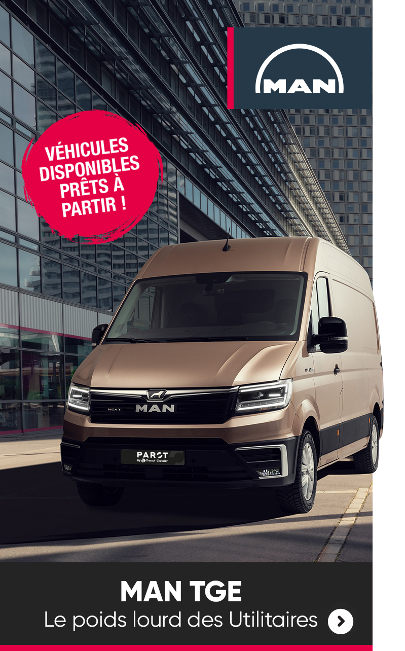 MAN TGE le poids lourd de l'utilitaire