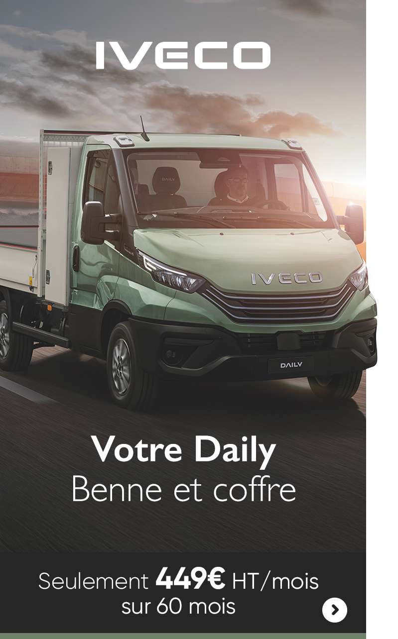 Slider Daily benne et coffre