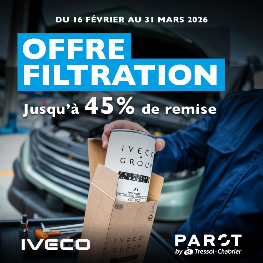 Offre filtration jusqu'à 45% de remise