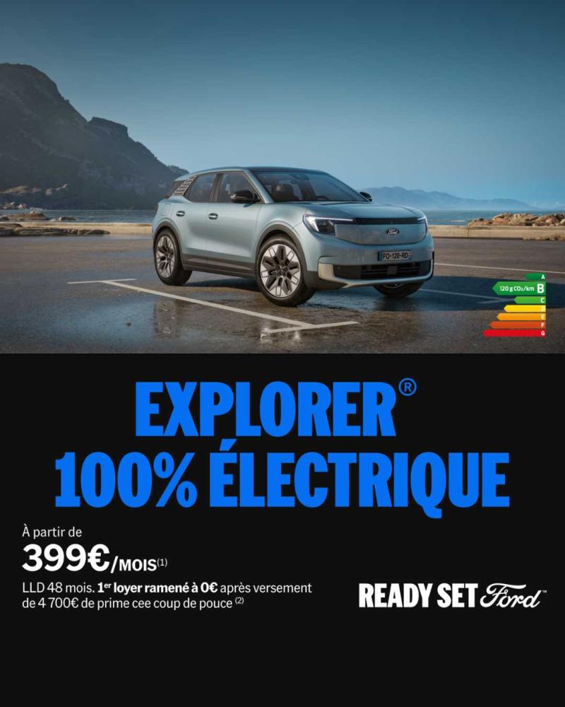 explorer 100% electrique ready set